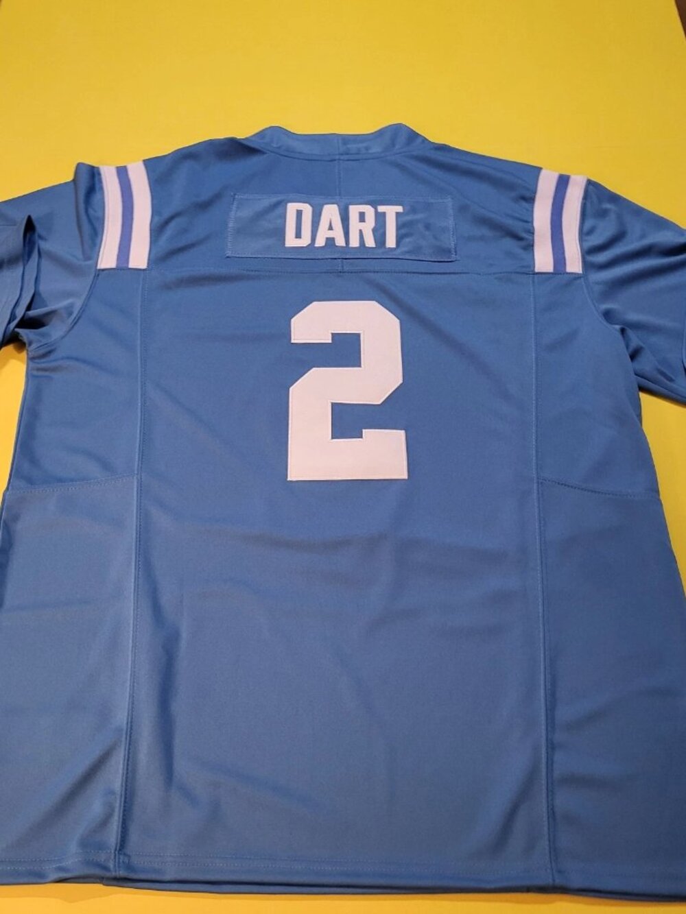 Jaxson Dart Powder Blue Stitched Jersey Vapor